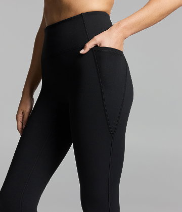 No Front Seam Ankle Grazer Thermal Tights