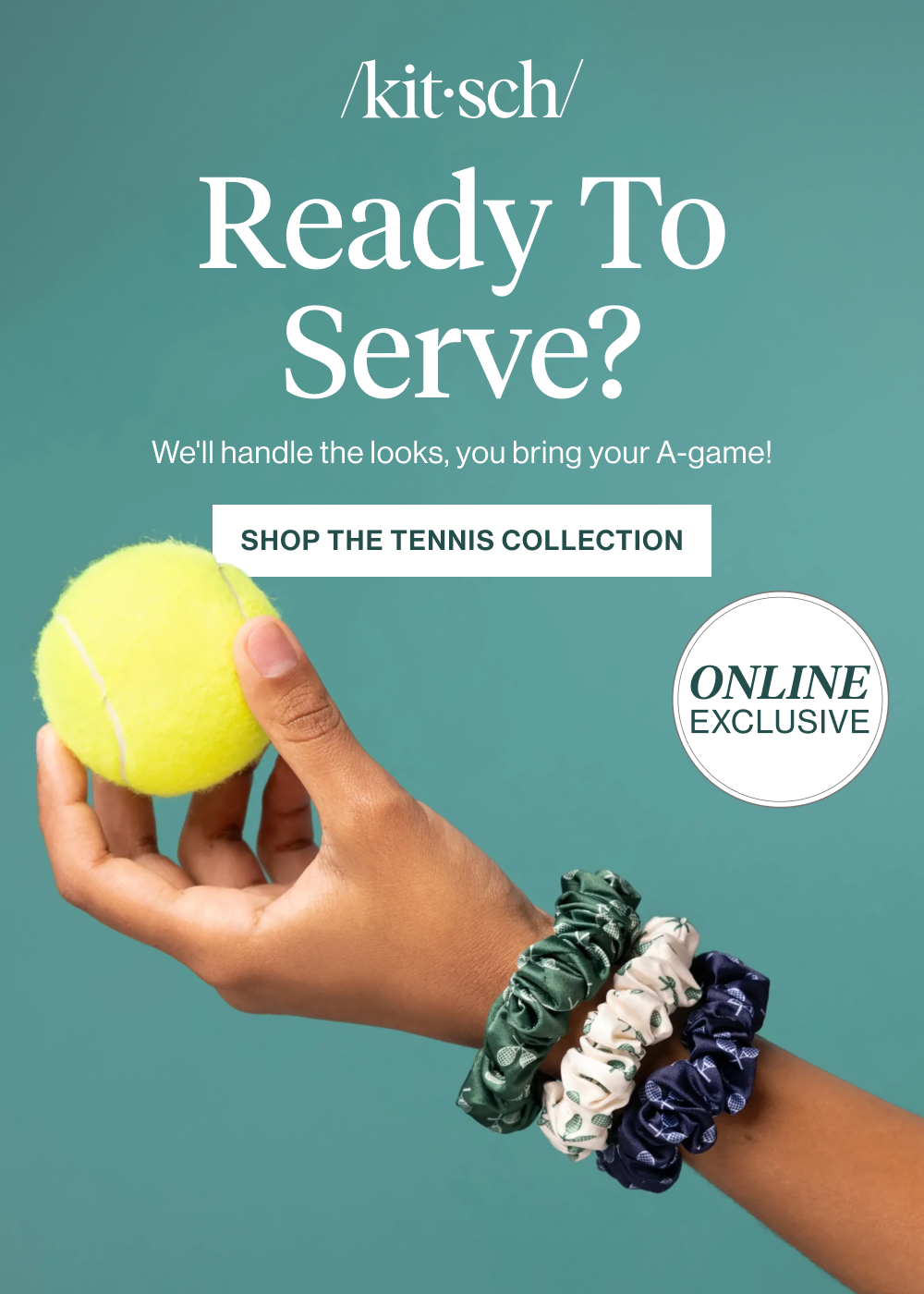 Ready to Serve? We'll handle the looks, you bring your A-game!