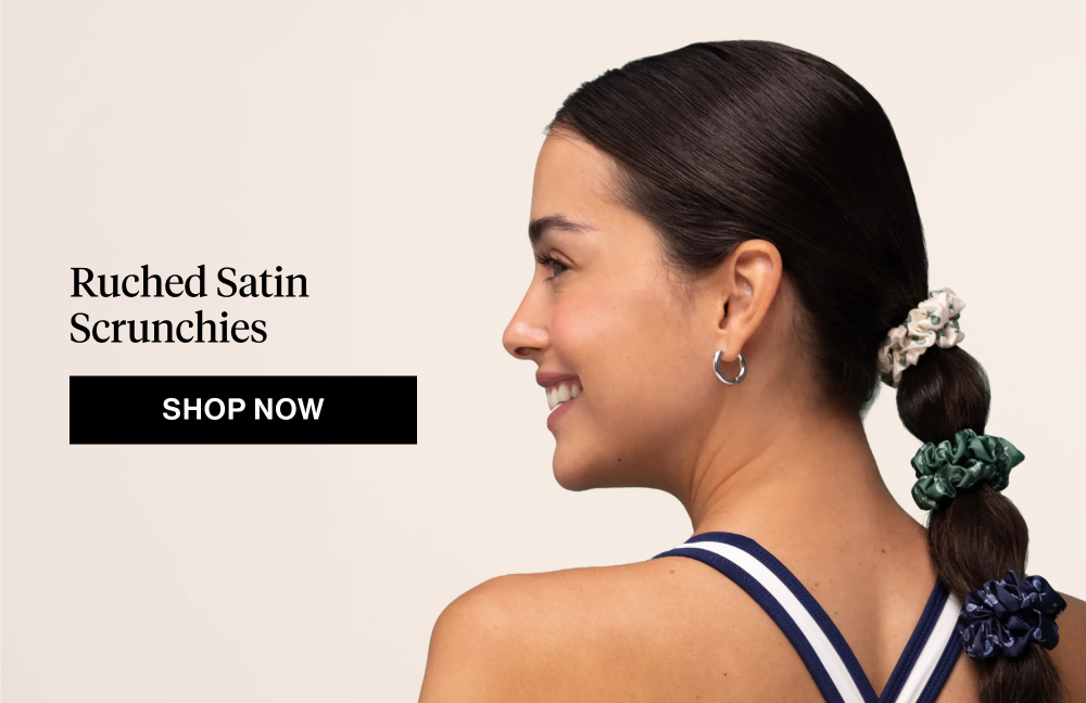 Ruched Satin Scrunchies