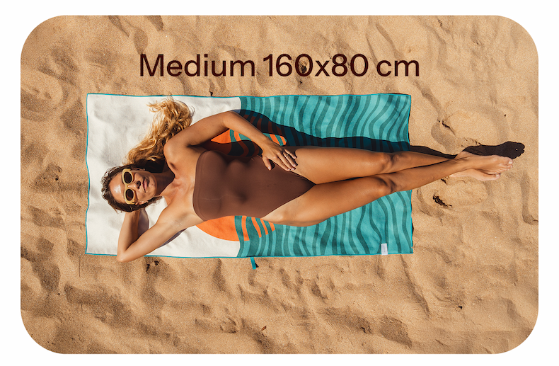 Voor wie: De meest veelzijdige maat, voor dagelijks gebruik Beste bij: Strand, sauna, sportschool, camping