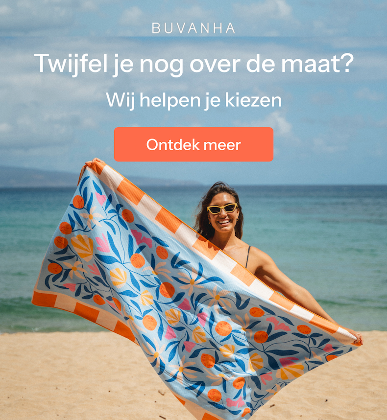 Twijfel je nog over de maat? Wij helpen je kiezen. Ontdek meer. 