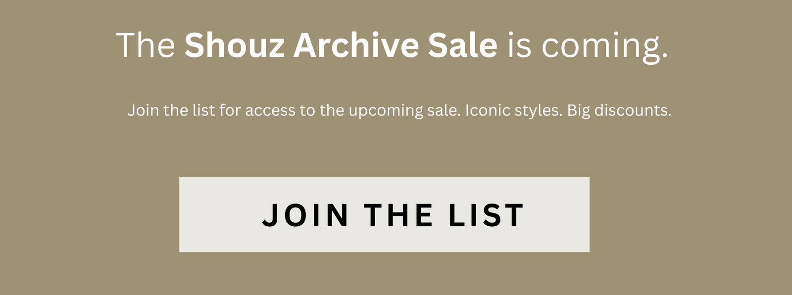Join the List