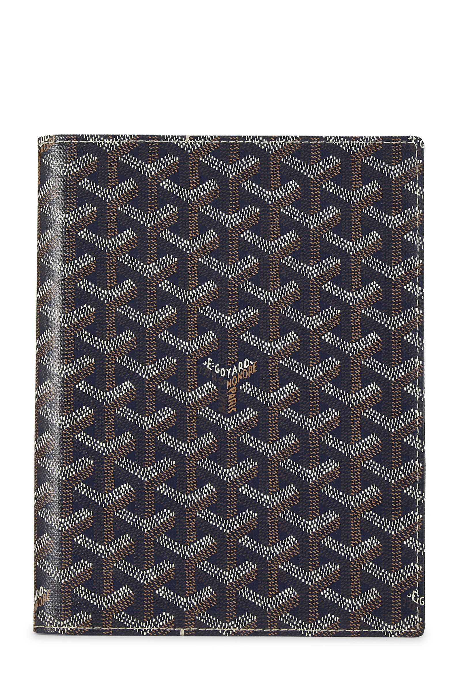 Navy Goyardine Canvas Casti...