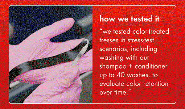 how we tested our new color protection collection