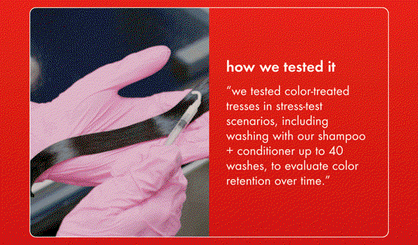 how we tested our new color protection collection