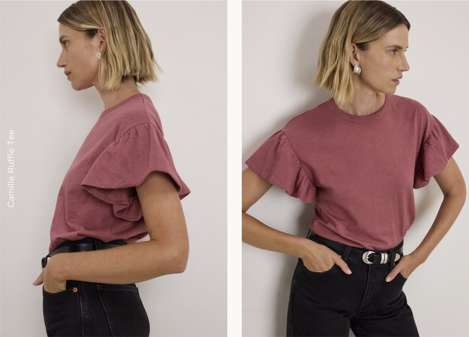 Camille Ruffle Tee