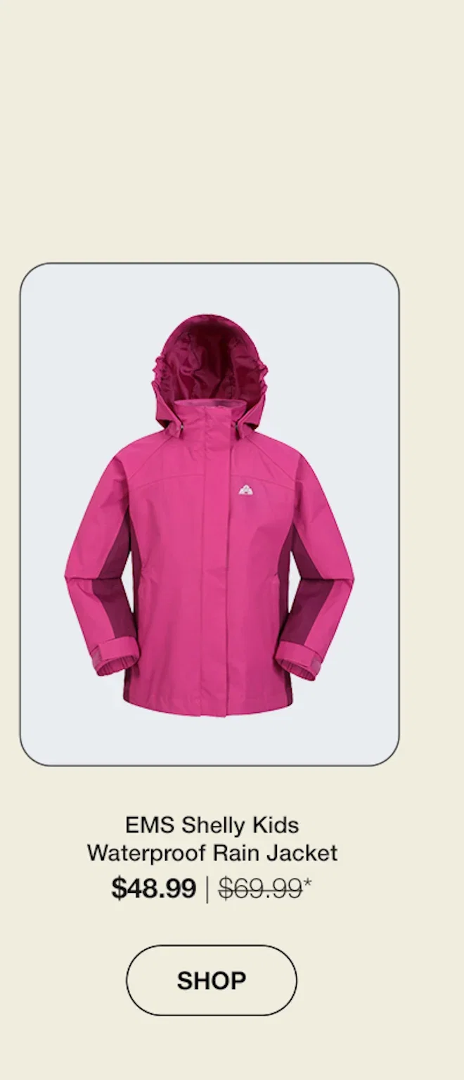 EMS Shelly Kids Waterproof Rain Jacket