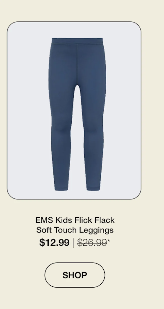 EMS Kids Flick Flack Soft Touch Leggings