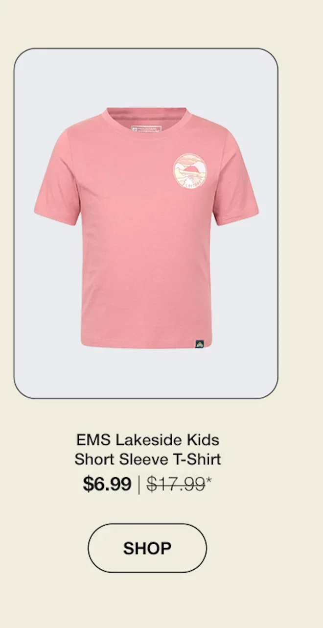 EMS Lakeside Kids Short Sleeve T-Shirt