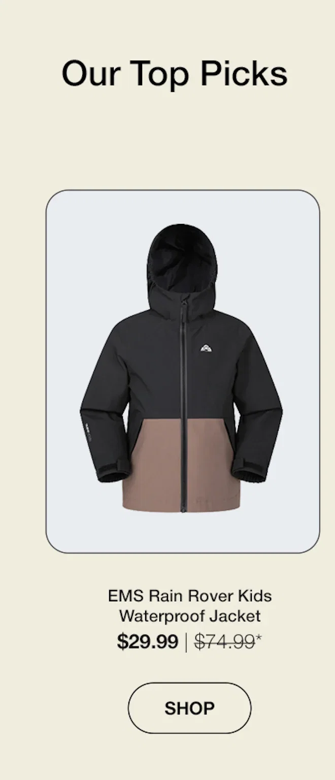 EMS Rain Rover Kids Waterproof Jacket