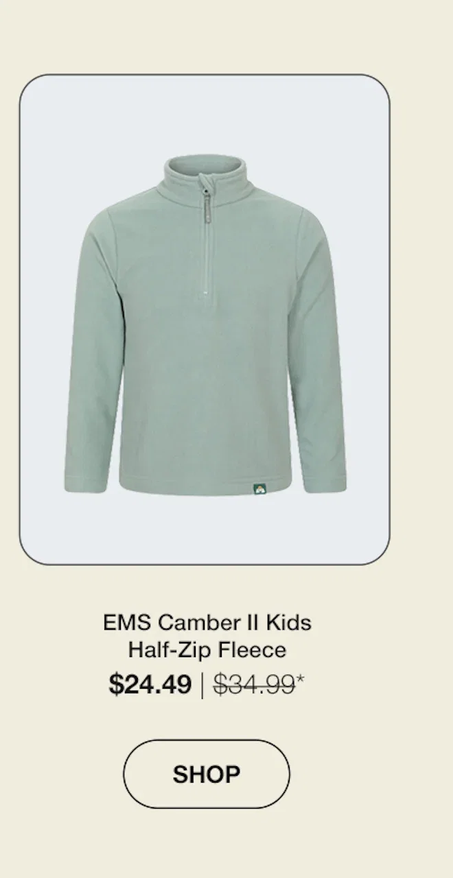 EMS Camber II Kids Half-Zip Fleece
