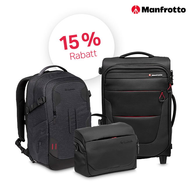 Taschenaktionen von Manfrotto