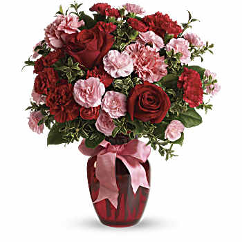 Dance with Me Bouquet with Red Roses