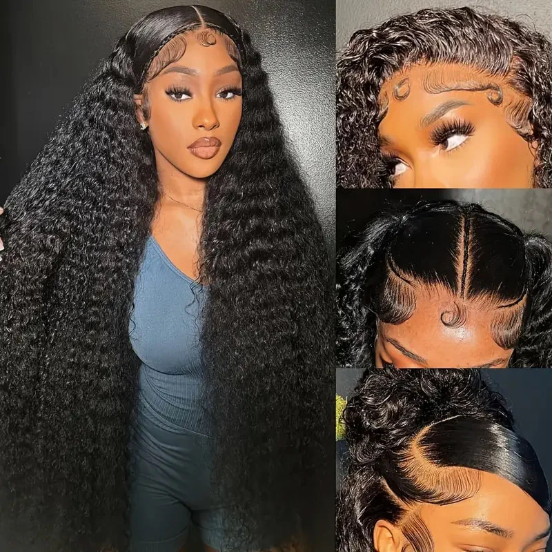 [30'' = $165.99 - No Code Needed] 13x6 Lace Front Wigs Glueless Human Hair Wigs Deep Wave Wig For Black Women