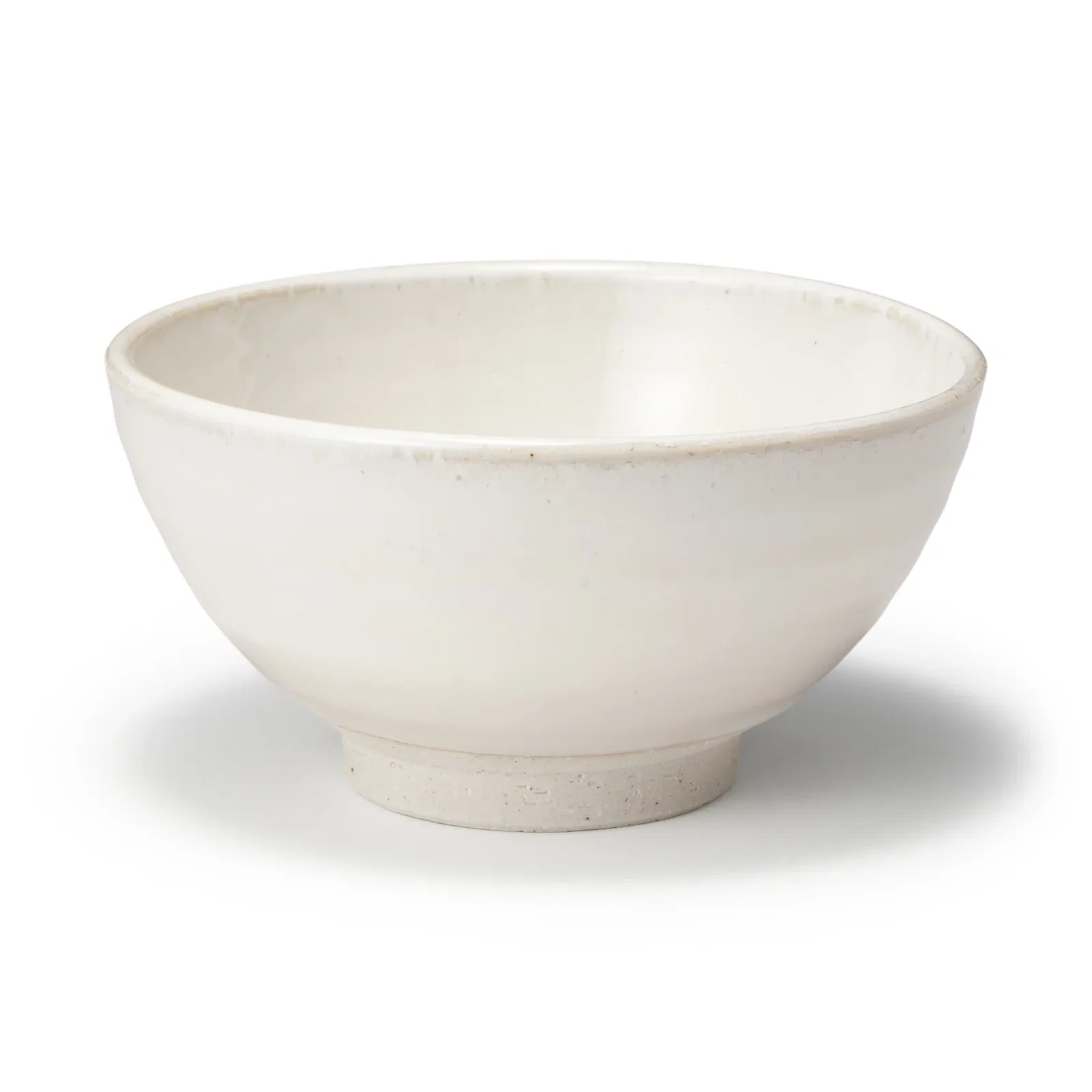 Image of Mino Ware Round Large Rice Bowl - White Glaze