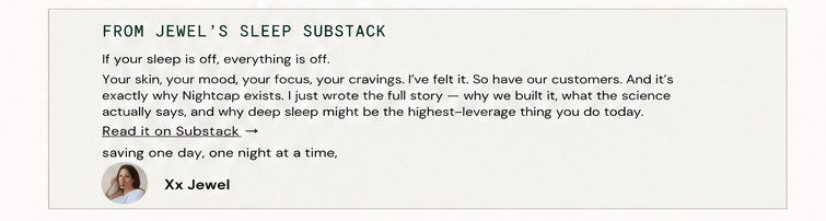 From Jewel's substack