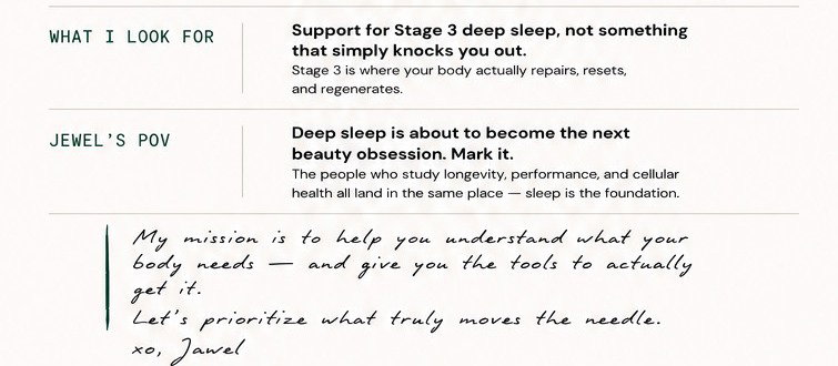 jewel's POV on sleep