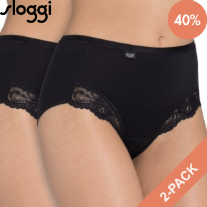 2 Pakkaus Sloggi Romance Maxi