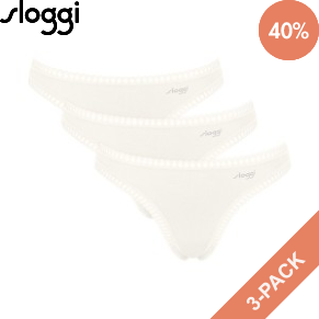 3 Pakkaus Sloggi GO Crush String