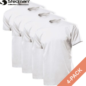 4 Pakkaus Stedman Comfort Men T-shirt