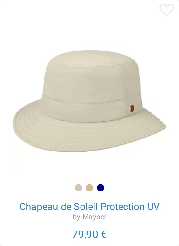 Chapeau de Soleil Protection UV by Mayser