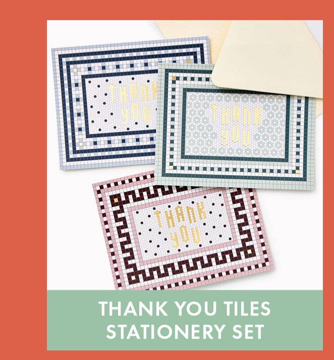 Thank You Tiles A2 Stationery Set
