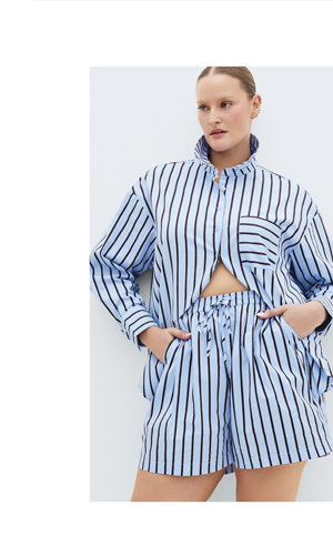 Shop the Stassi Stripe Cotton Shirt