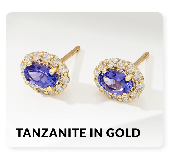 Tanzanite in Gold