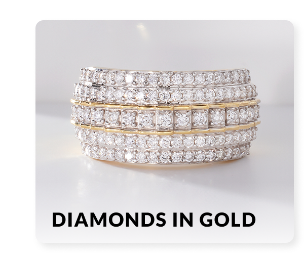 Diamonds in Gold