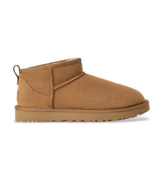 Botines de piel Classic Ultra Mini marrón