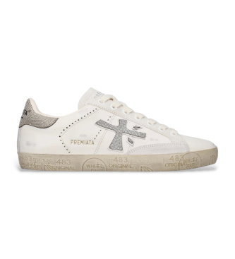 Zapatillas de piel Stevend 8127 blanco