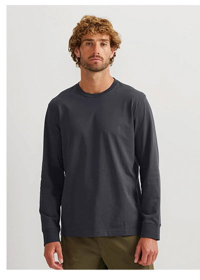 Men's Legend Wash 100% Cotton Long-Sleeve Classic T-Shirt
