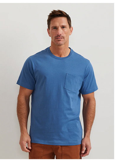 Men's Legend Wash 100% Cotton Short-Sleeve Pocket T-Shirt