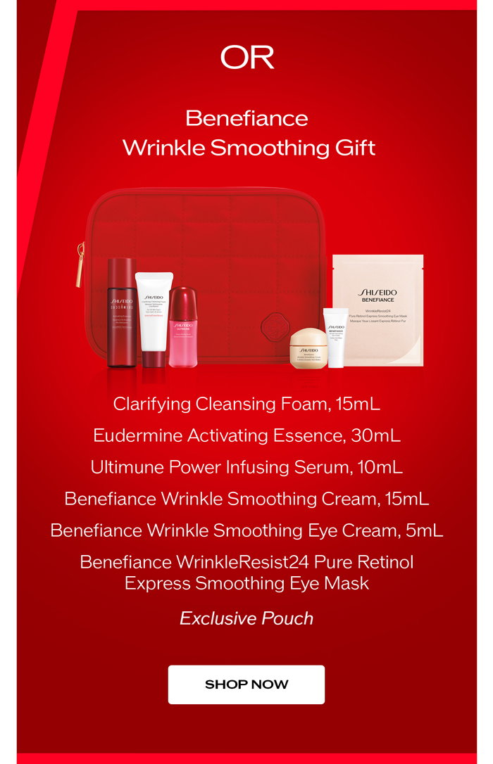 BENEFIANCE Wrinkle Smoothing Gift