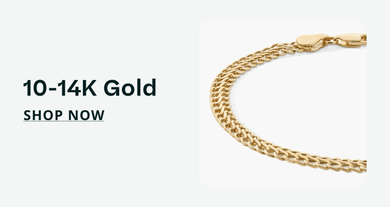 Thick, flat, gold chain bracelet. 10-14K gold. Click here to shop now