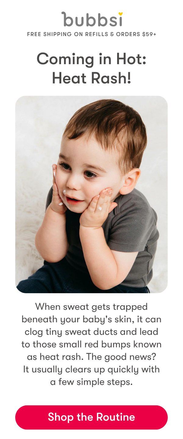 Coming in hot: heat rash