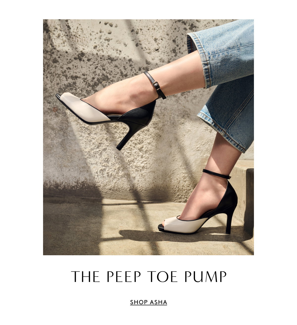 The Peep Toe Pump | Shop Asha