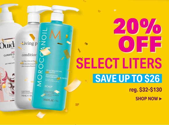 SHOP 20% OFF LITERS