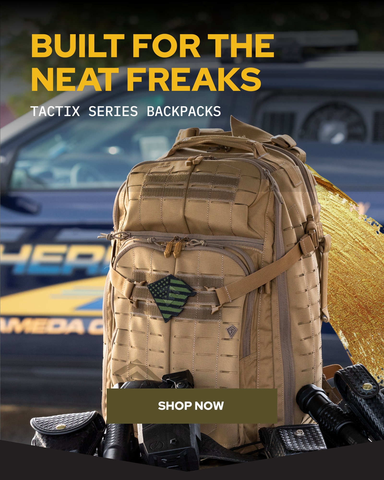 Built For The Neat Freaks - Tactix Series Backpacks