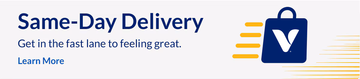 Same-Day Delivery get in fast lane to feeling great.