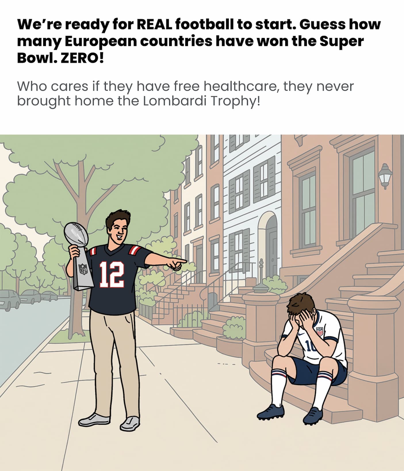 We're ready for REAL football