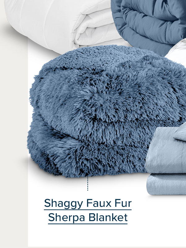 Shaggy Faux Fur Blanket 