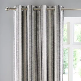 Salvage Stripe Eyelet Curtains