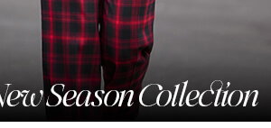 Checked Straight Leg Trouser