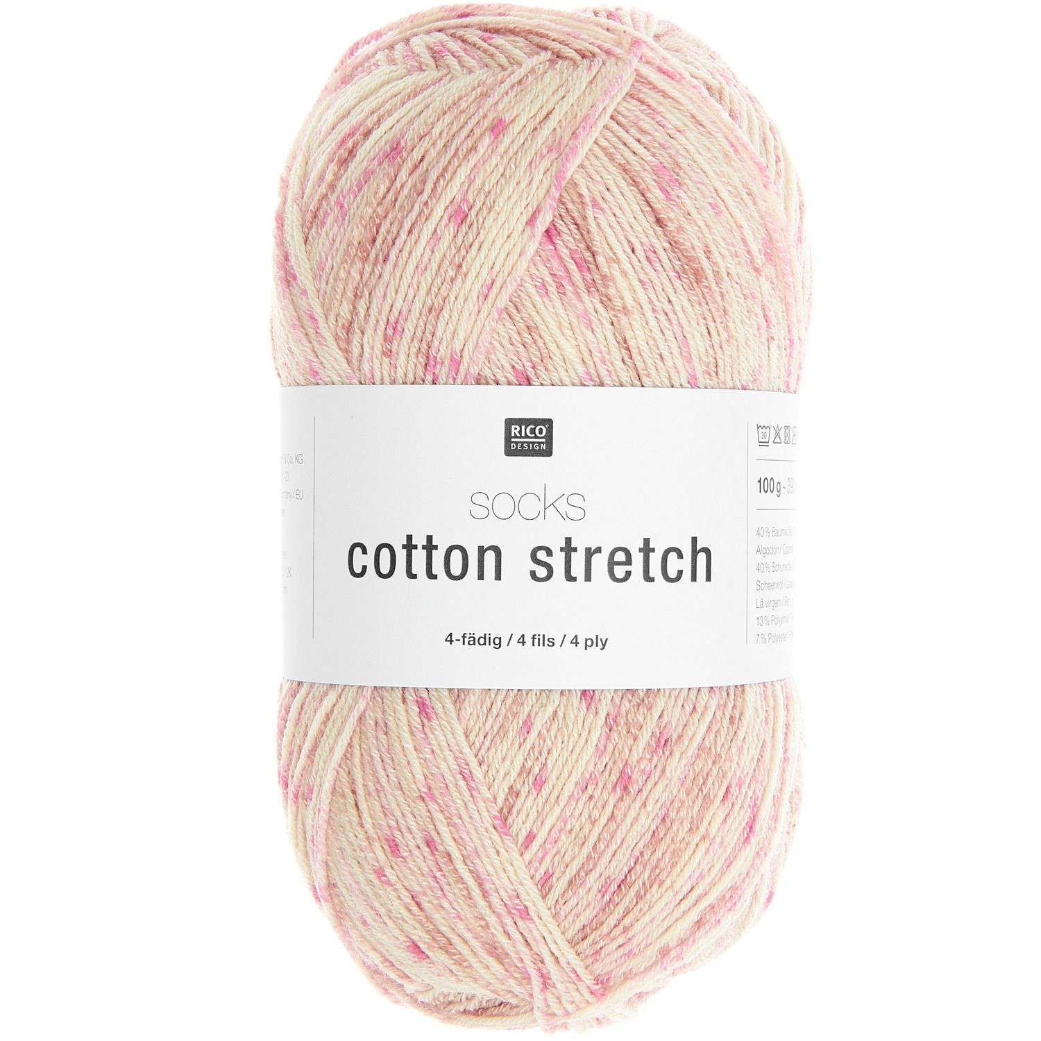 Socks Cotton Stretch 4-fädig
