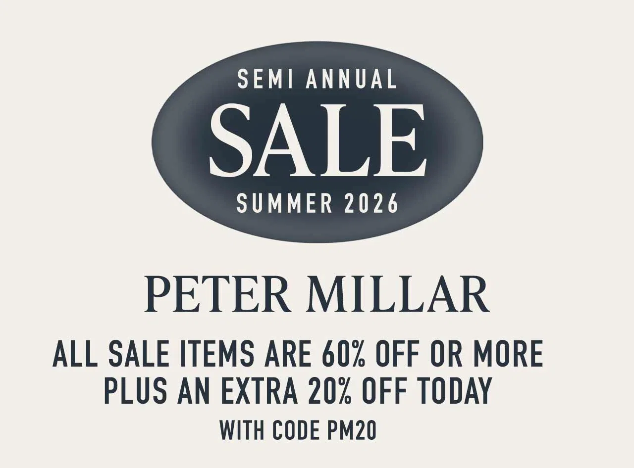 Shop the Peter Millar sale — refined styles at an extra 20% off