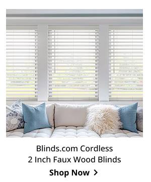 Blinds.com Cordless 2 Inch Faux Wood Blinds | Shop Now >
