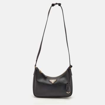 Re-edition Black Saffiano Leat