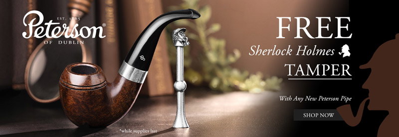 Get A Free Sherlock Holmes Tamper With Any New Peterson Pipe