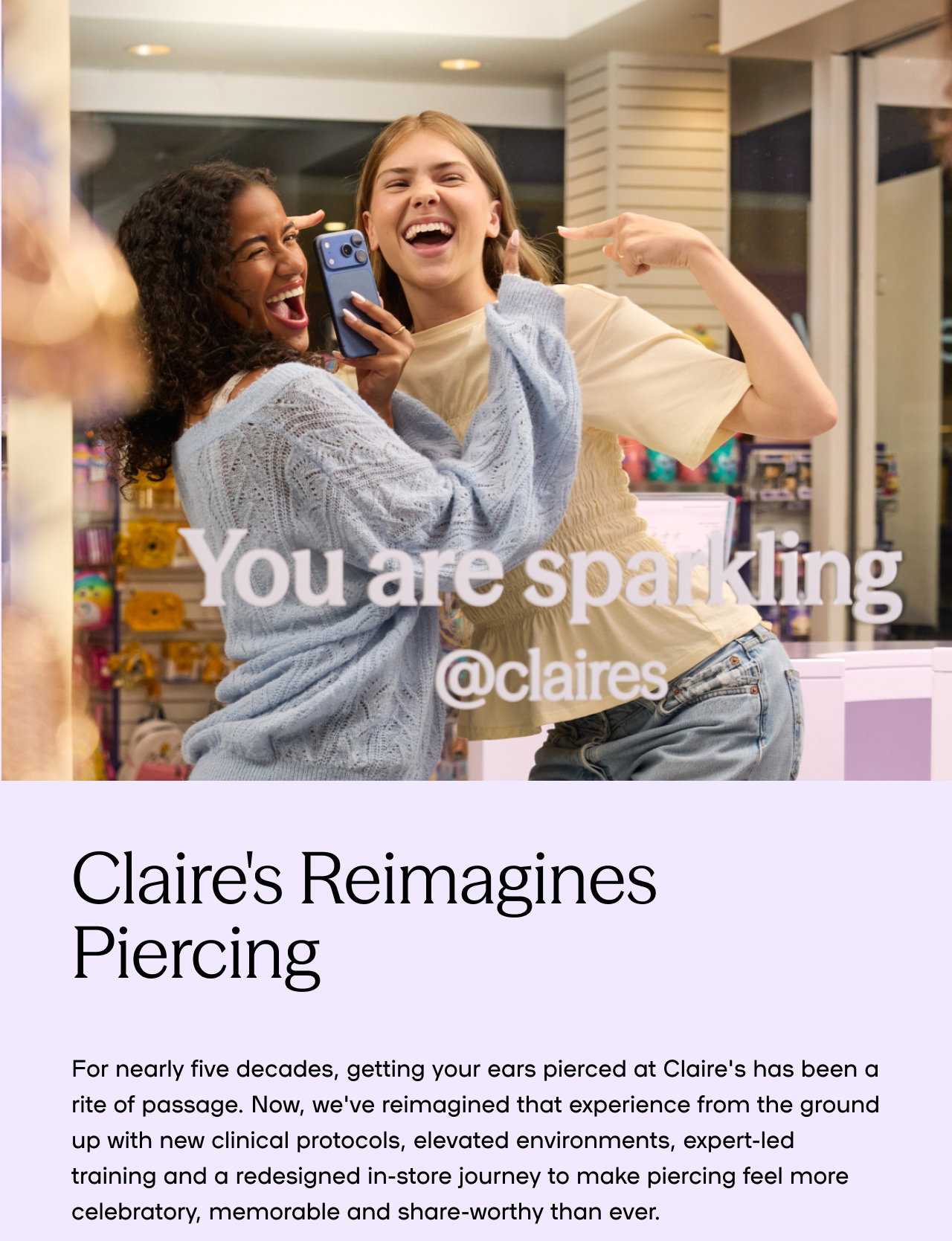 Claire's Reimagine Piercing